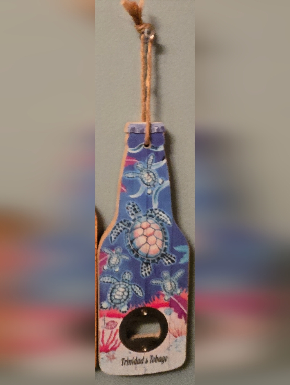 Turtle Bottle-Shaped Bottle Opener Trinidad And Tobago Souvenir